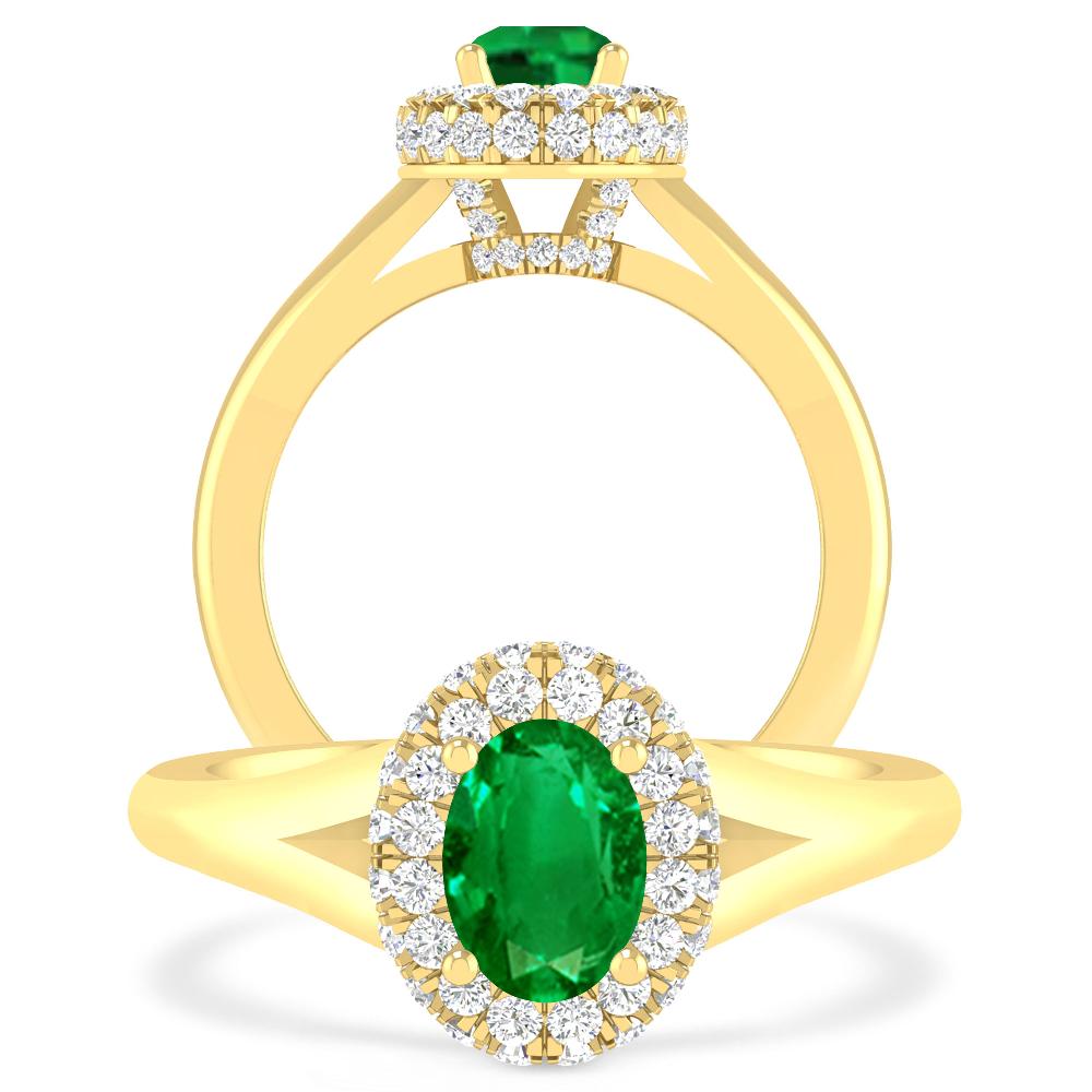 Yellow Gold - Emerald