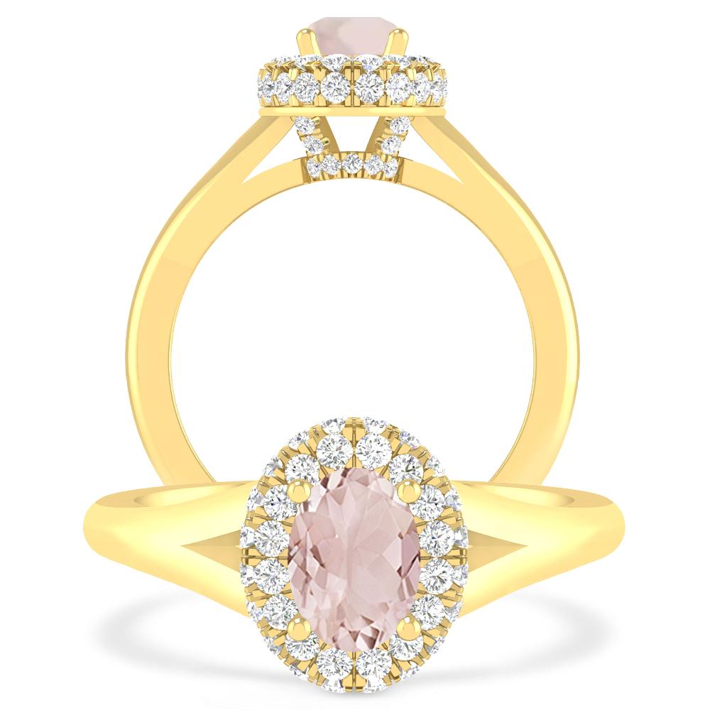 Yellow Gold - Morganite