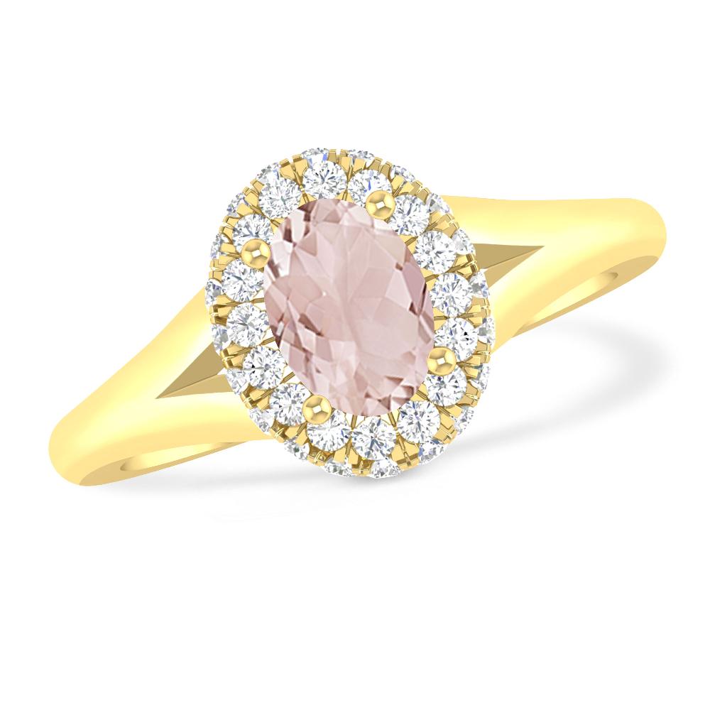 Yellow Gold - Morganite