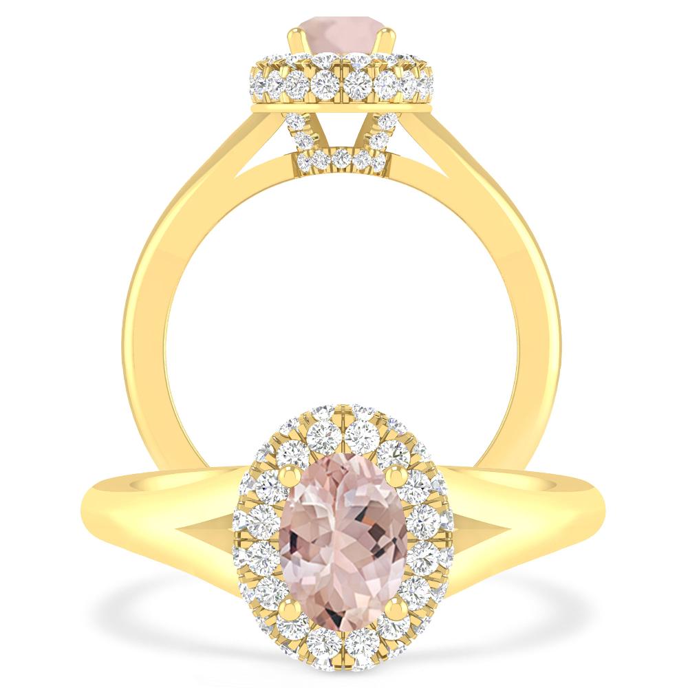 Yellow Gold - Morganite