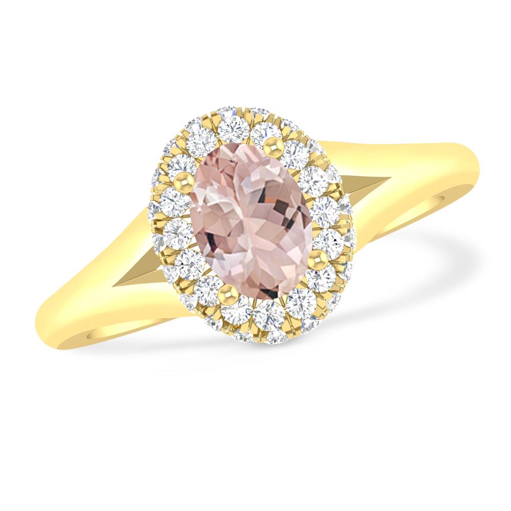 Yellow Gold - Morganite