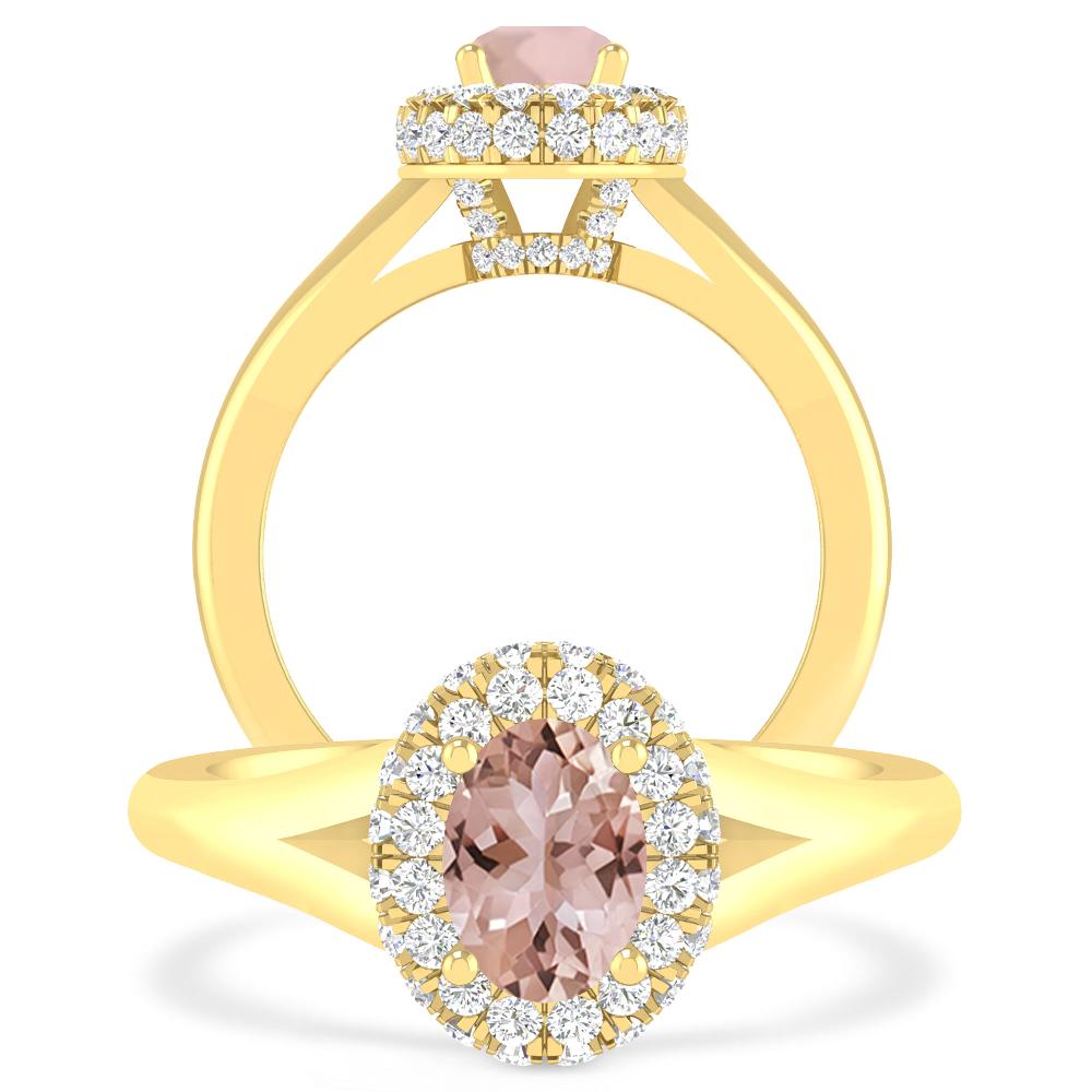 Yellow Gold - Morganite