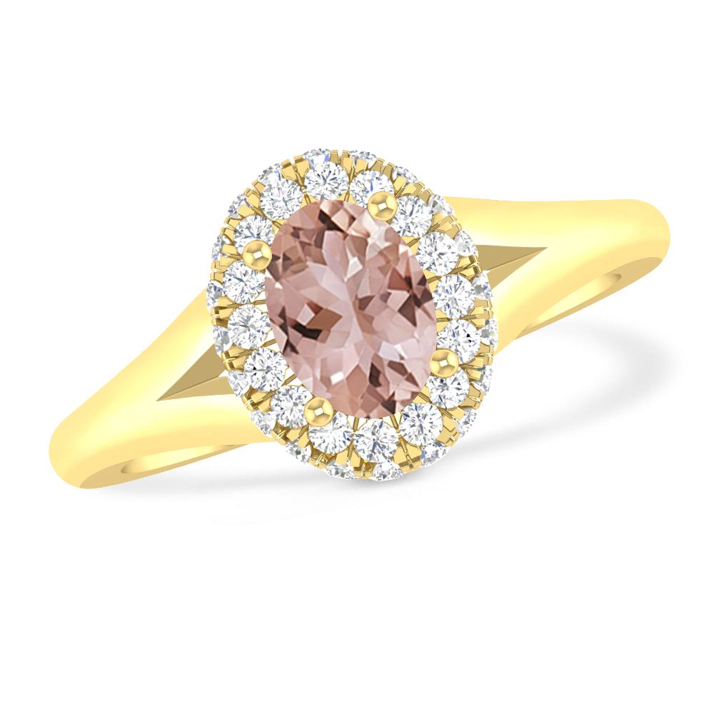 Yellow Gold - Morganite