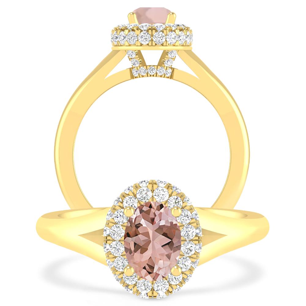 Yellow Gold - Morganite