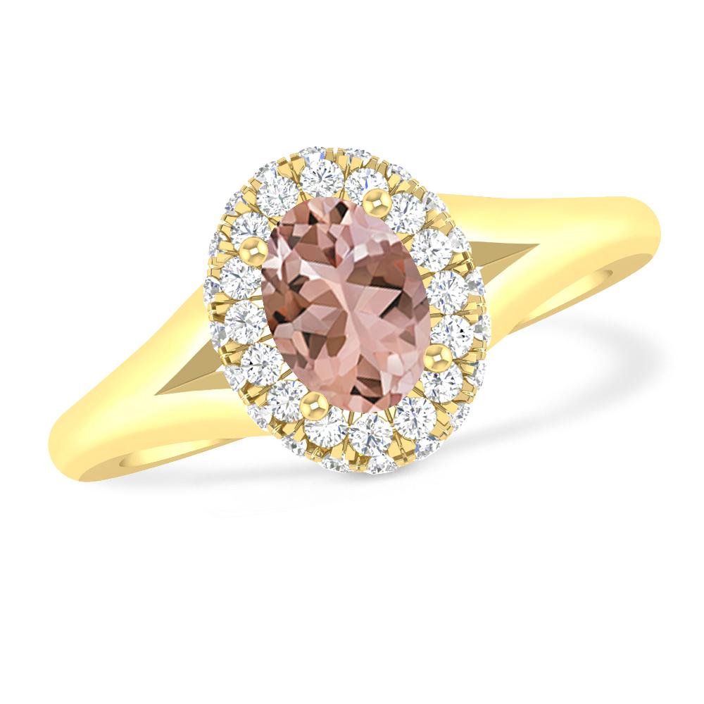 Yellow Gold - Morganite