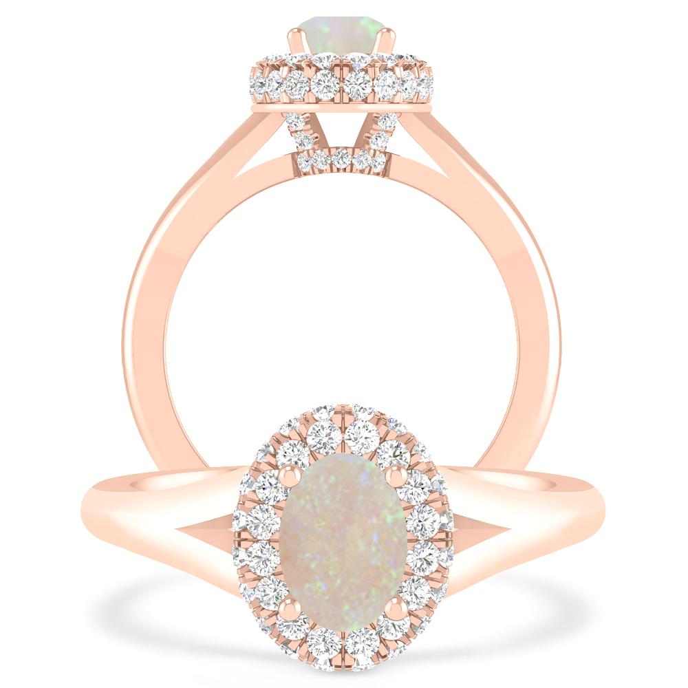 Rose Gold - Opal