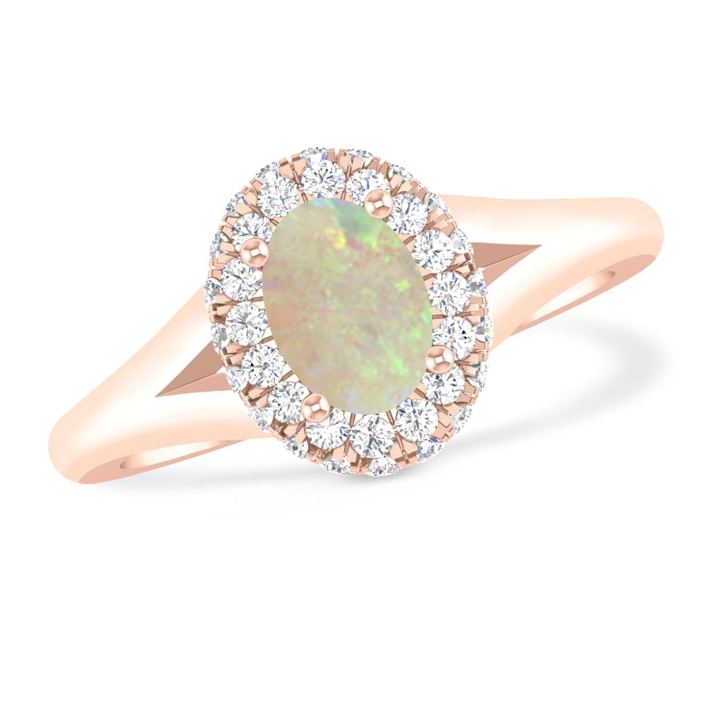 Rose Gold - Opal