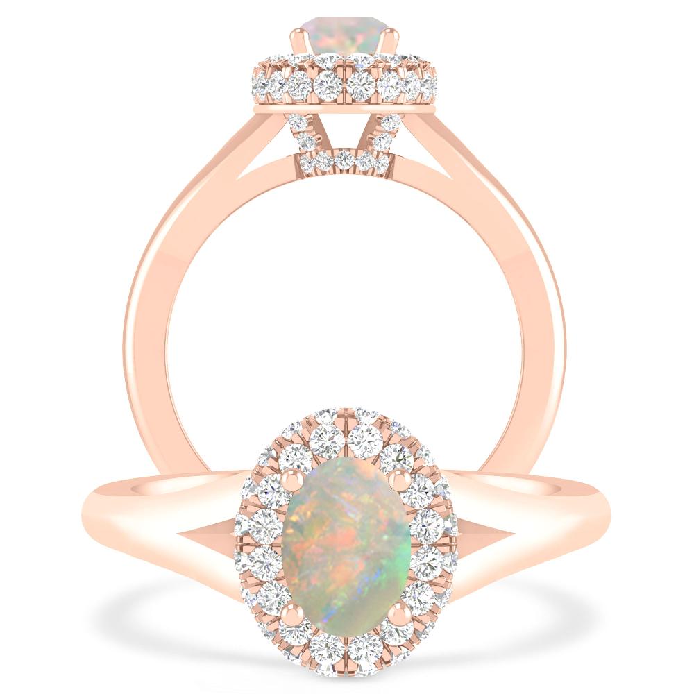 Rose Gold - Opal