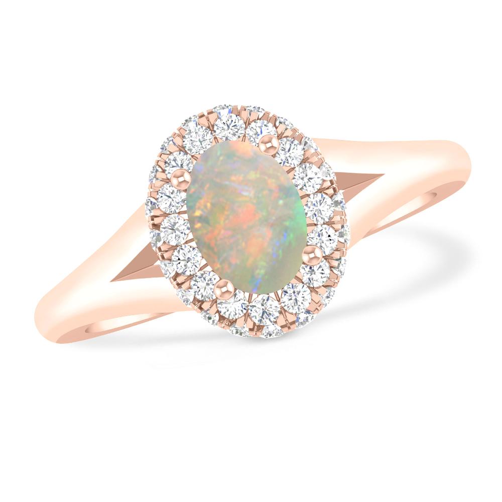 Rose Gold - Opal