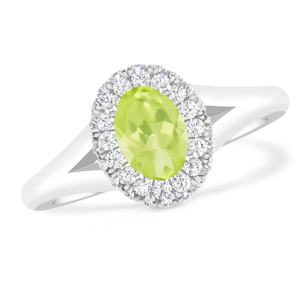 White Gold - Peridot