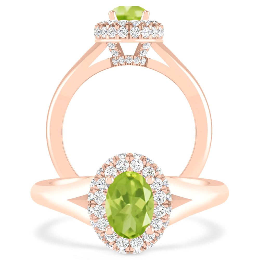 Rose Gold - Peridot