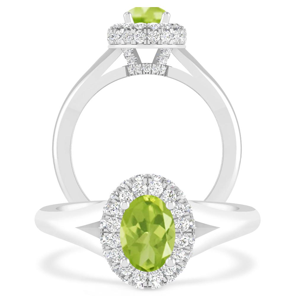 White Gold - Peridot