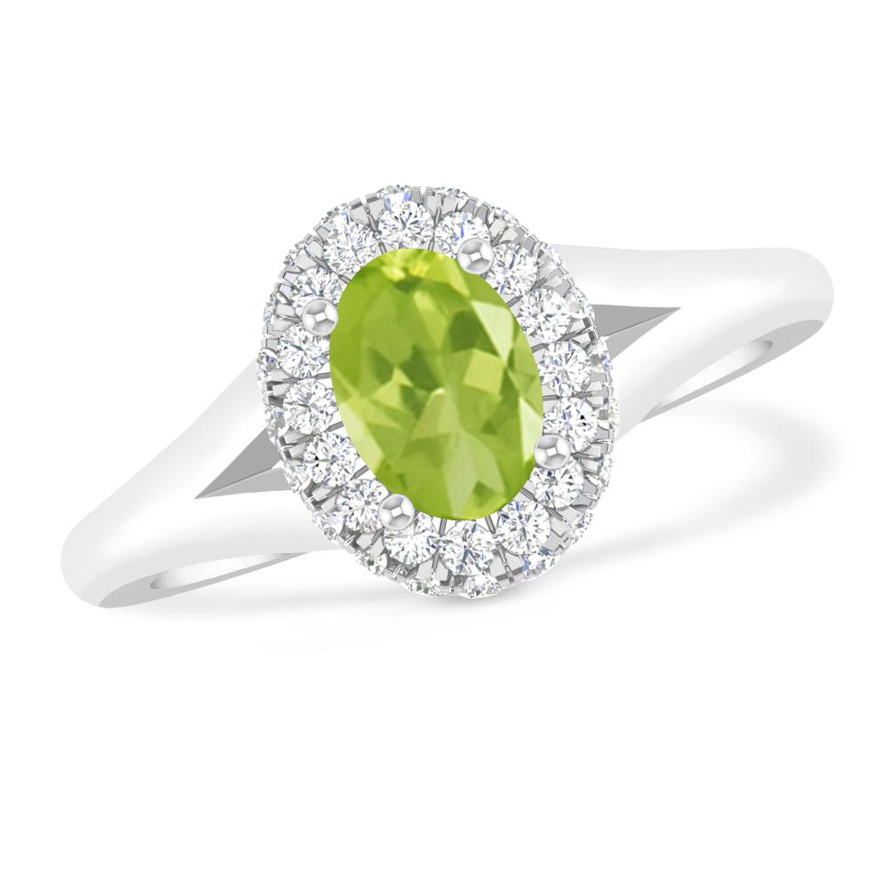 White Gold - Peridot