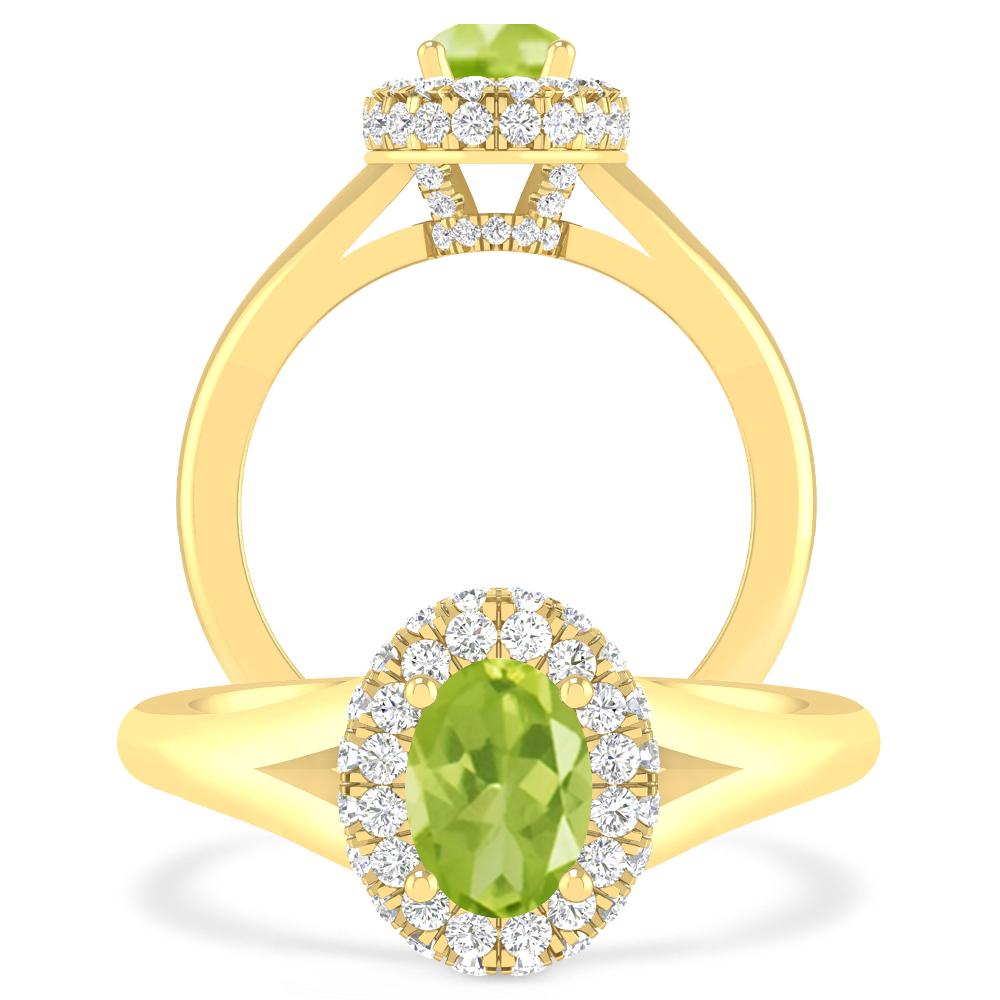 Yellow Gold - Peridot