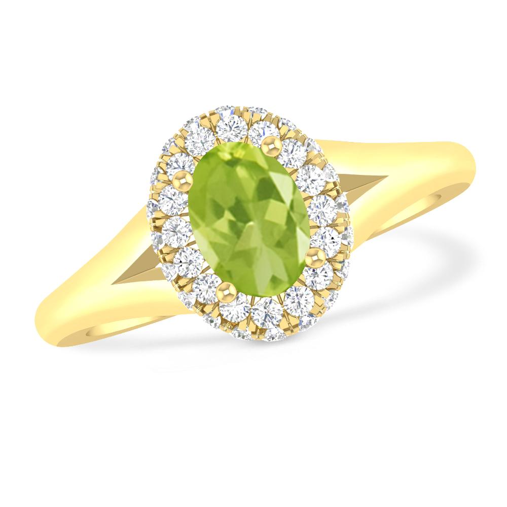 Yellow Gold - Peridot