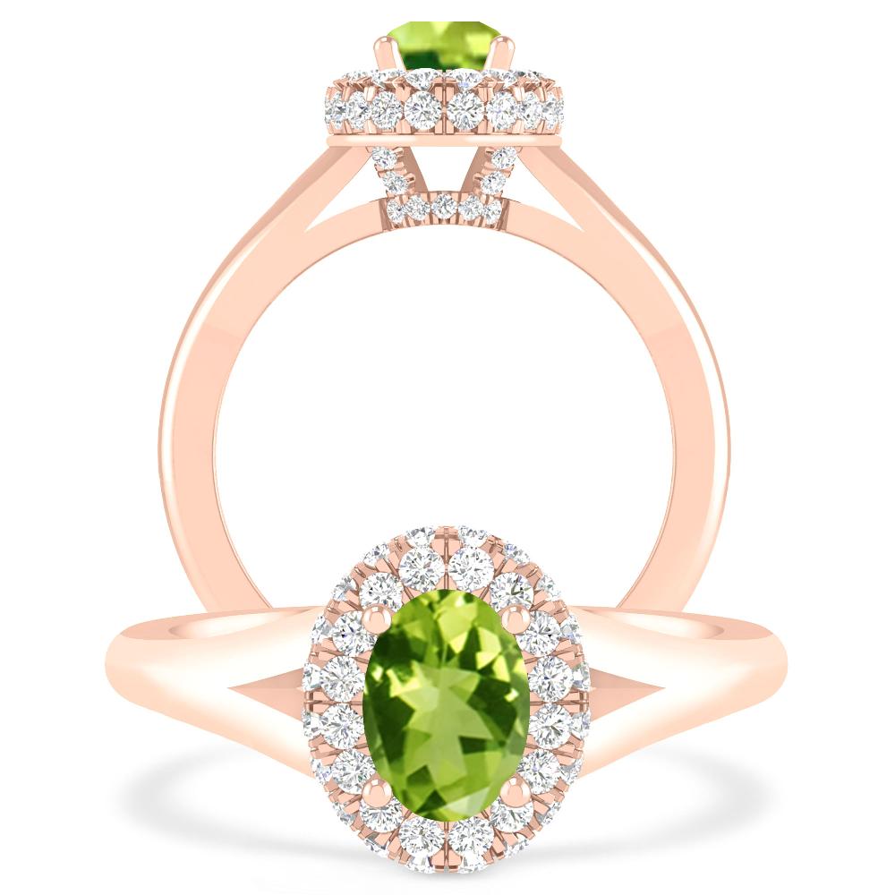 Rose Gold - Peridot