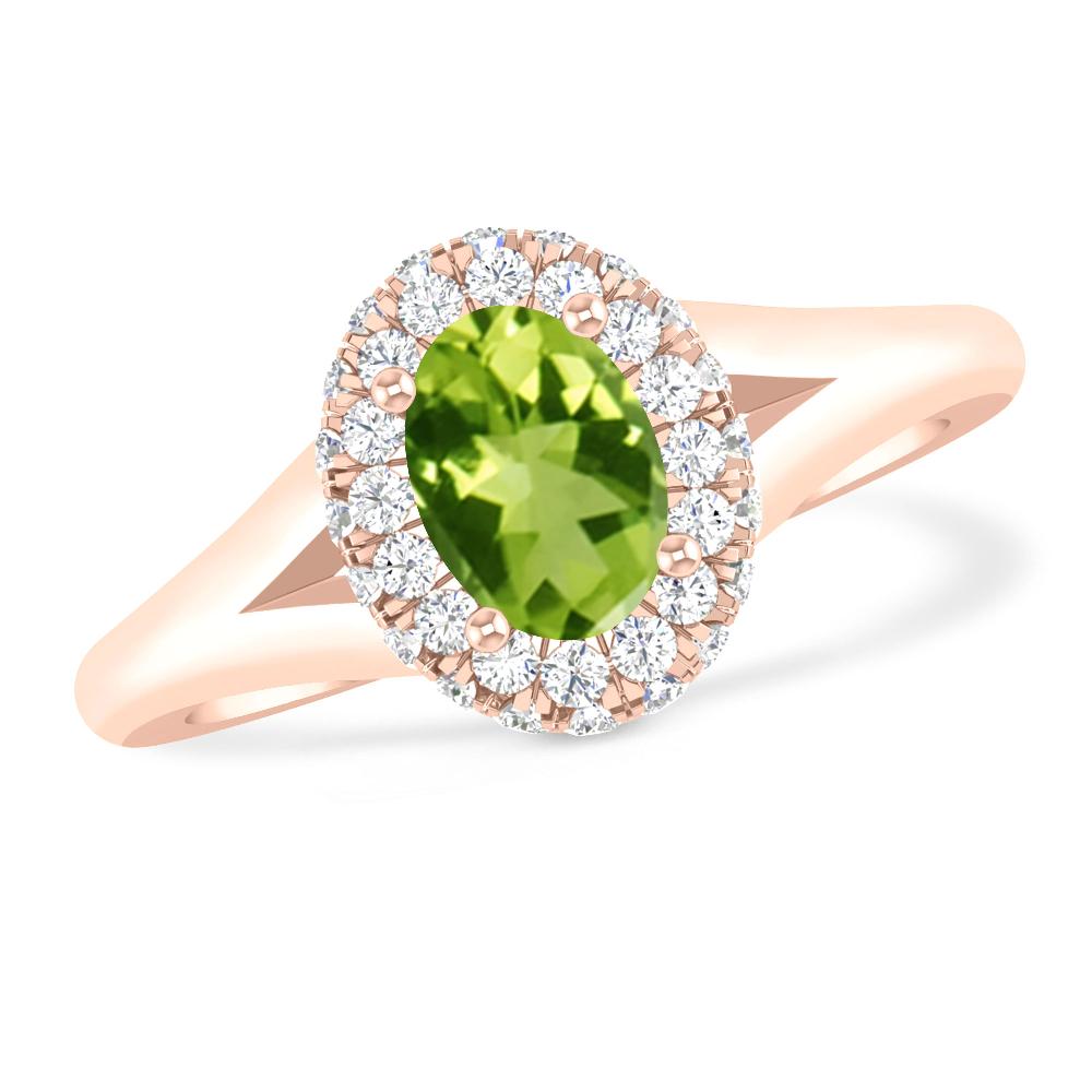 Rose Gold - Peridot