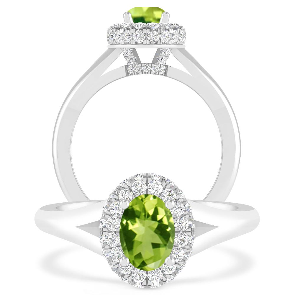 White Gold - Peridot