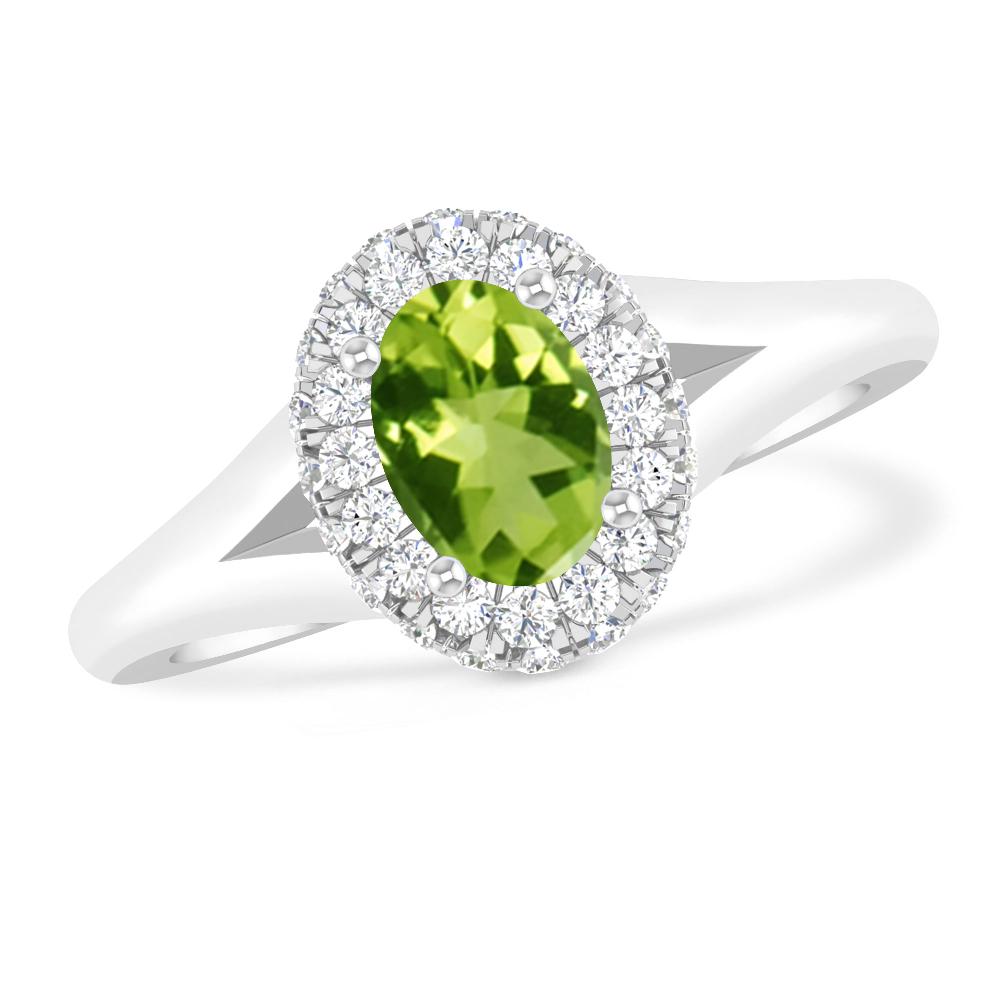 White Gold - Peridot