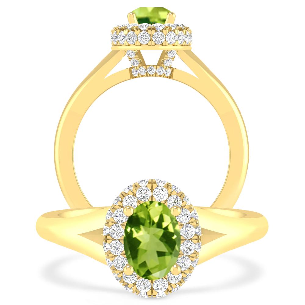 Yellow Gold - Peridot