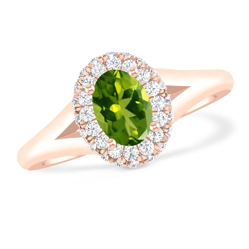 Rose Gold - Peridot