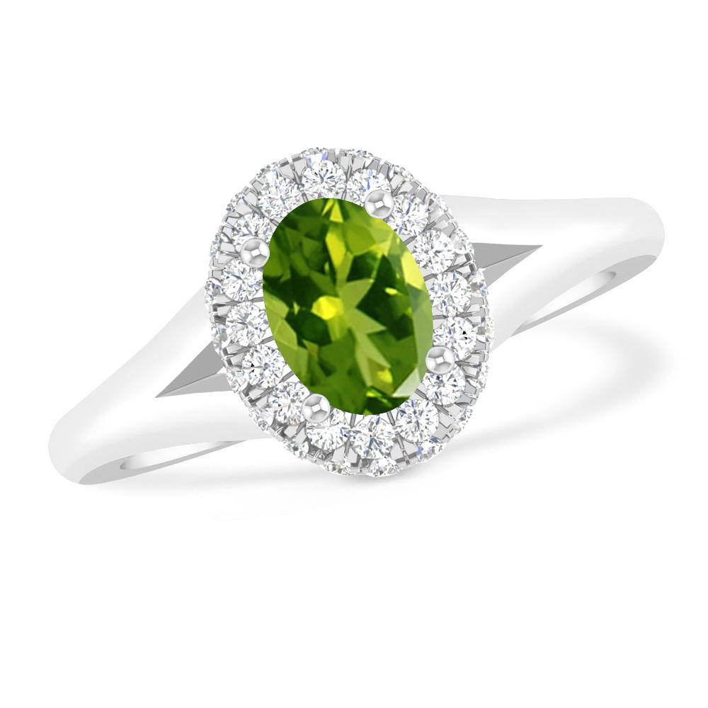 White Gold - Peridot