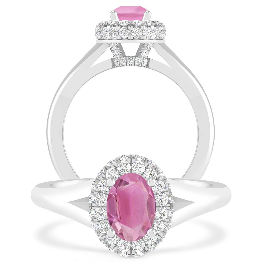 White Gold - Pink Tourmaline