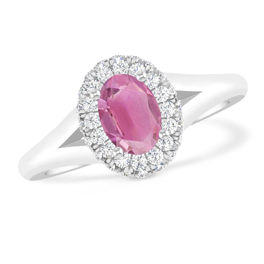 White Gold - Pink Tourmaline