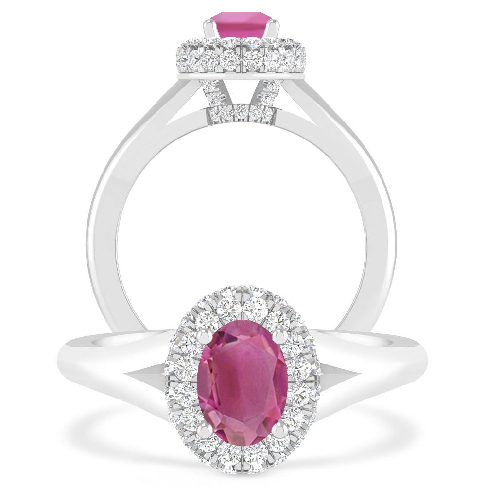 White Gold - Pink Tourmaline