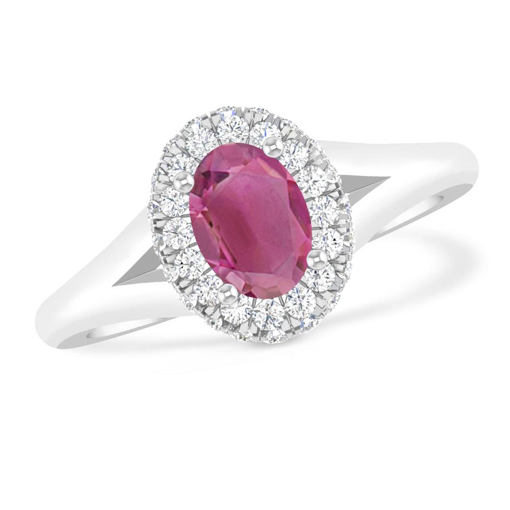 White Gold - Pink Tourmaline