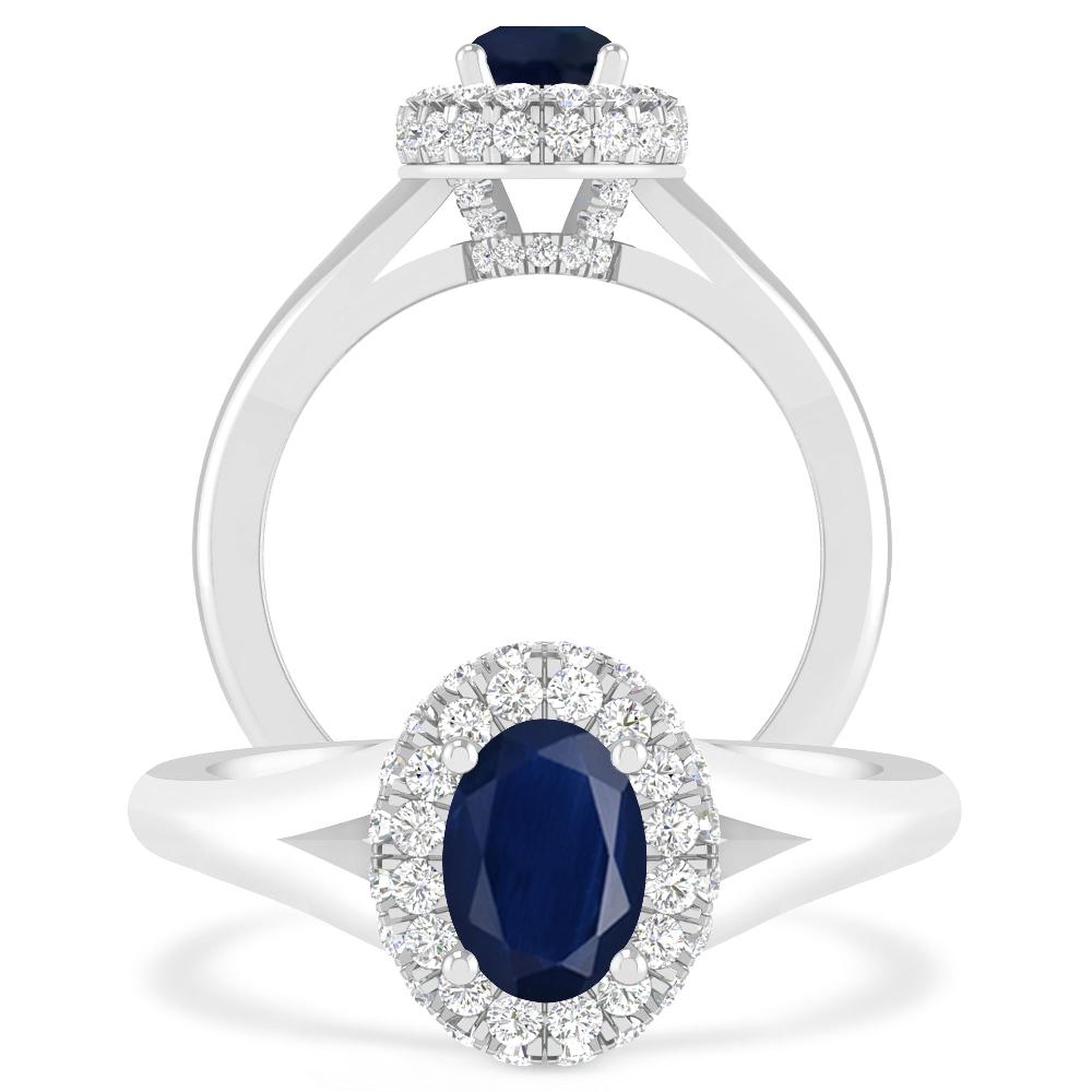 White Gold - Sapphire