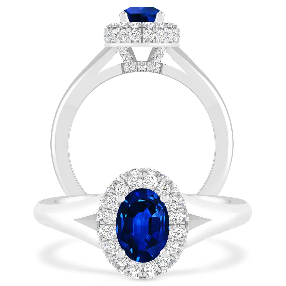 White Gold - Sapphire