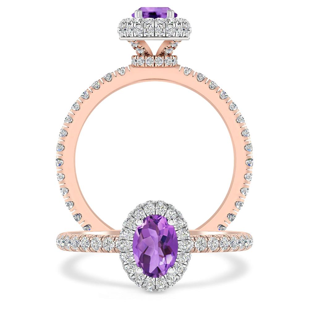 Rose Gold - Amethyst