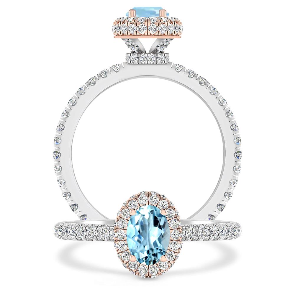 White Gold - Aquamarine