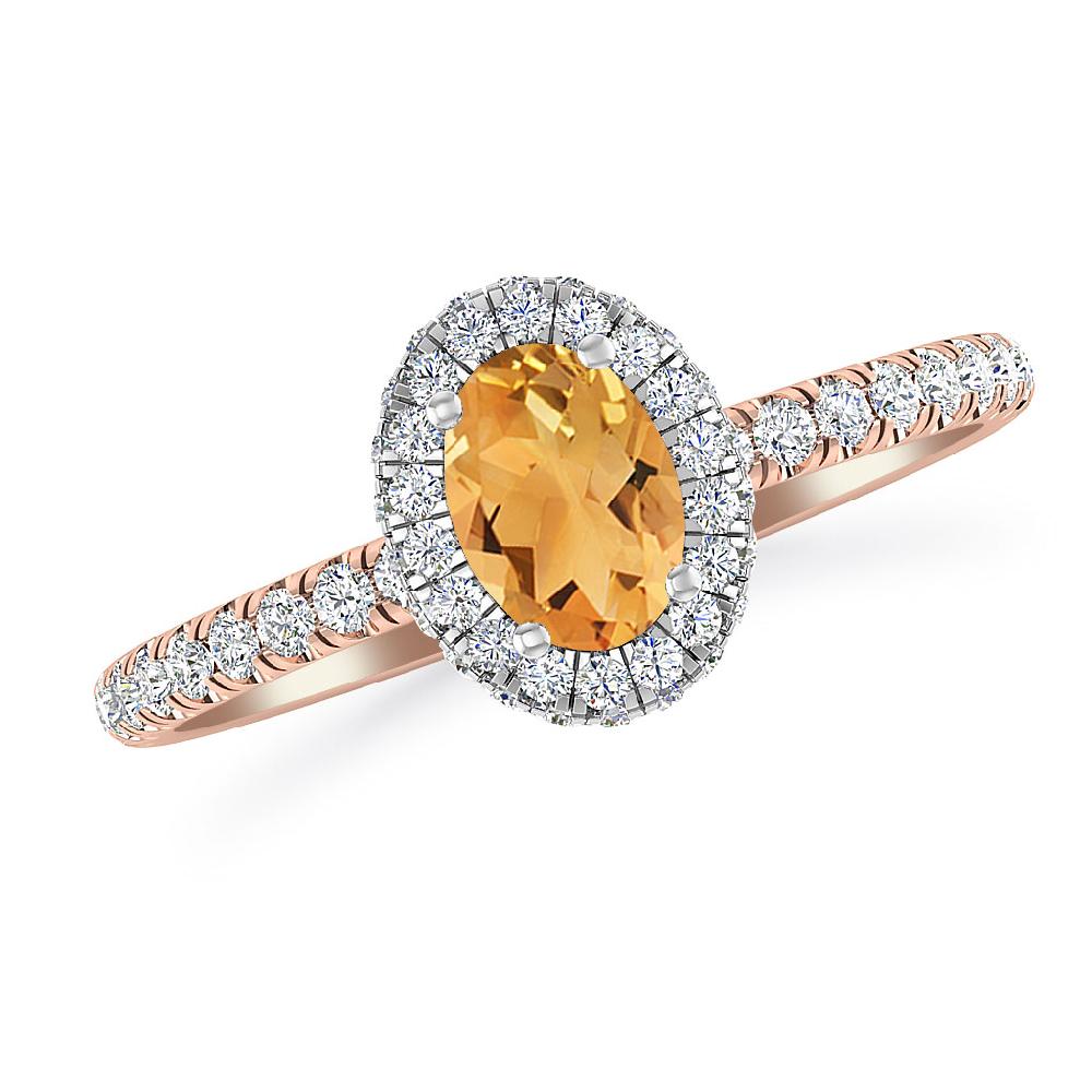 Rose Gold - Citrine