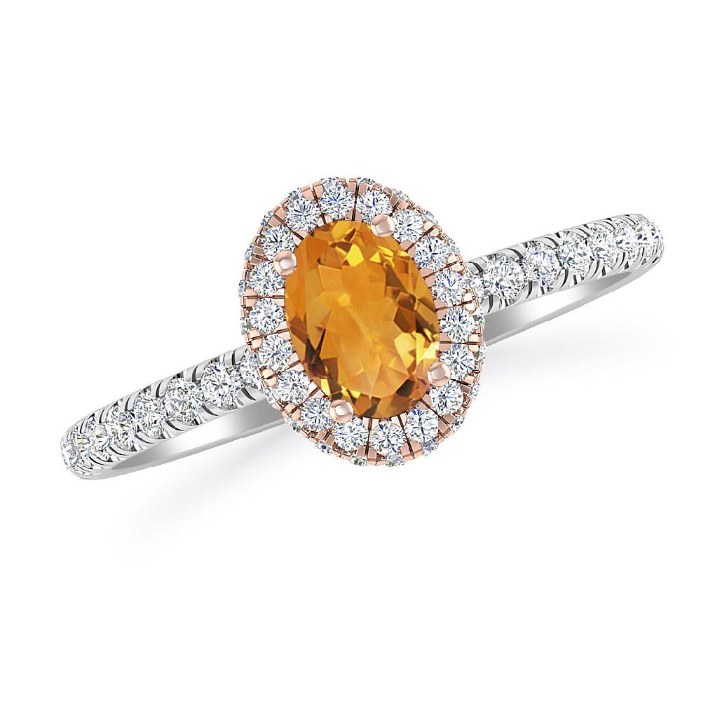 White Gold - Citrine