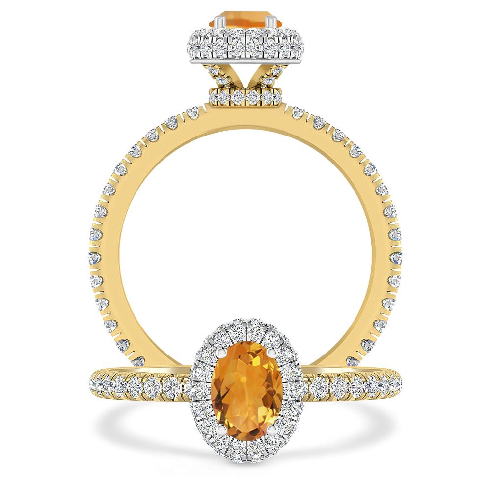 Yellow Gold - Citrine