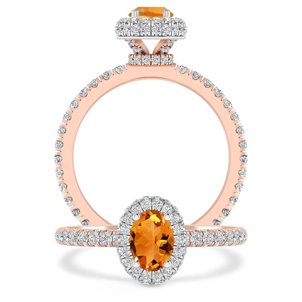 Rose Gold - Citrine