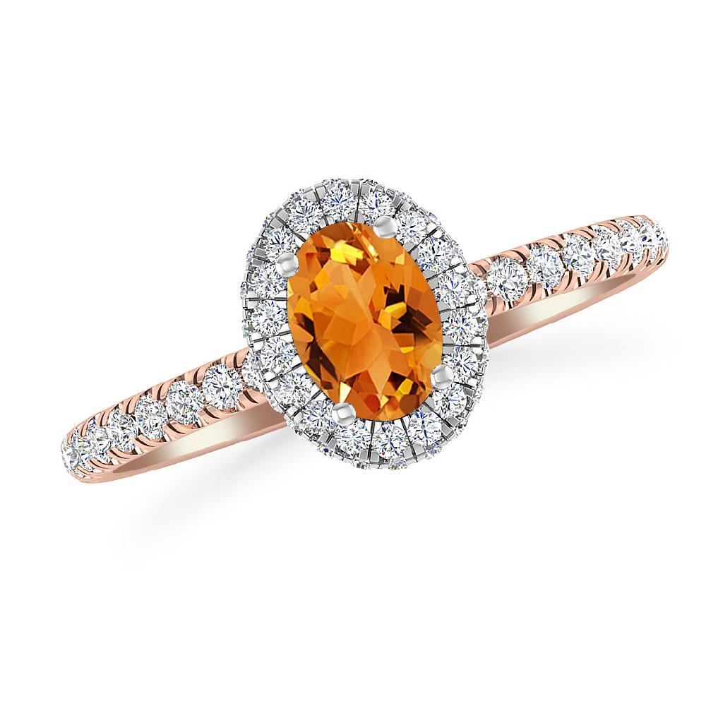 Rose Gold - Citrine