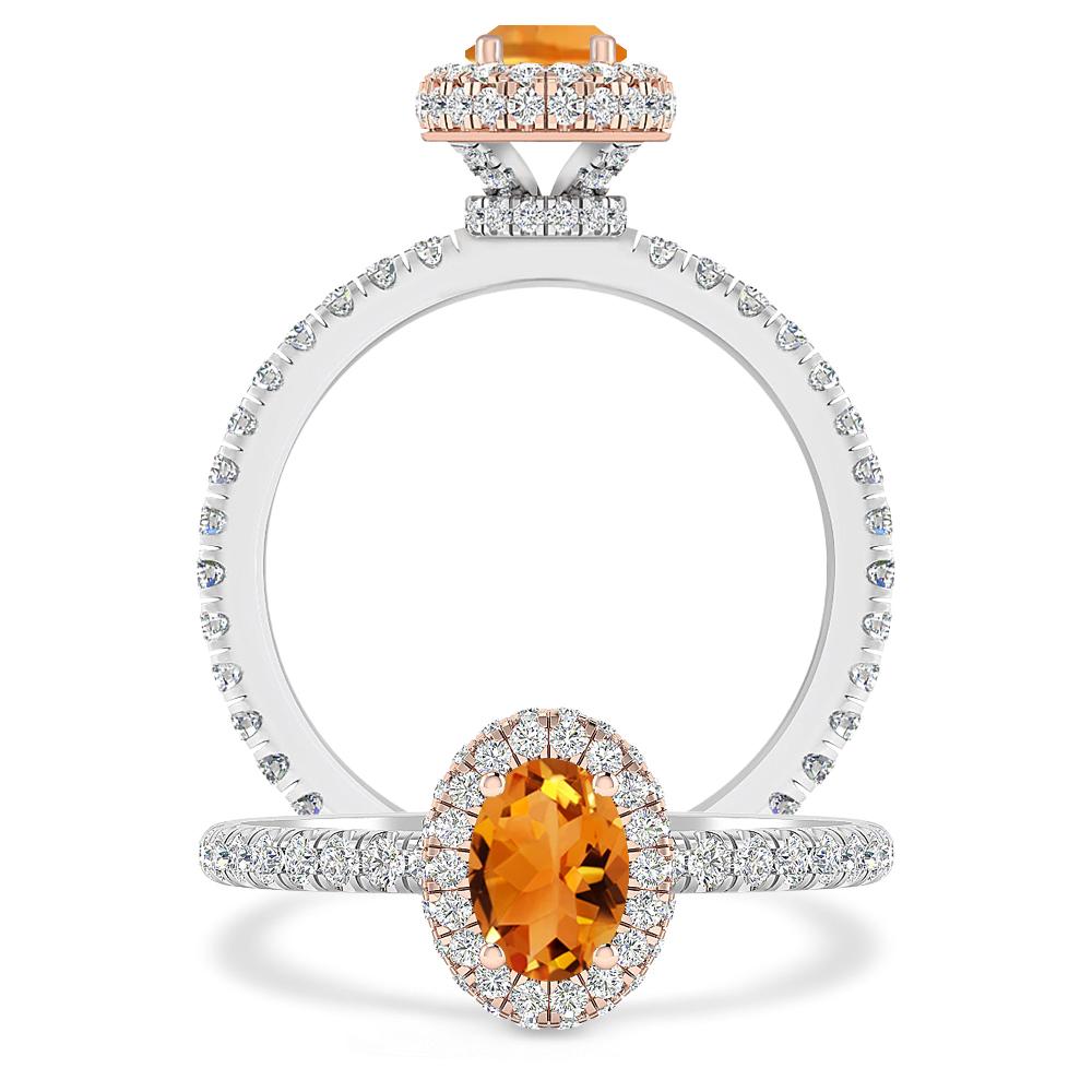 White Gold - Citrine