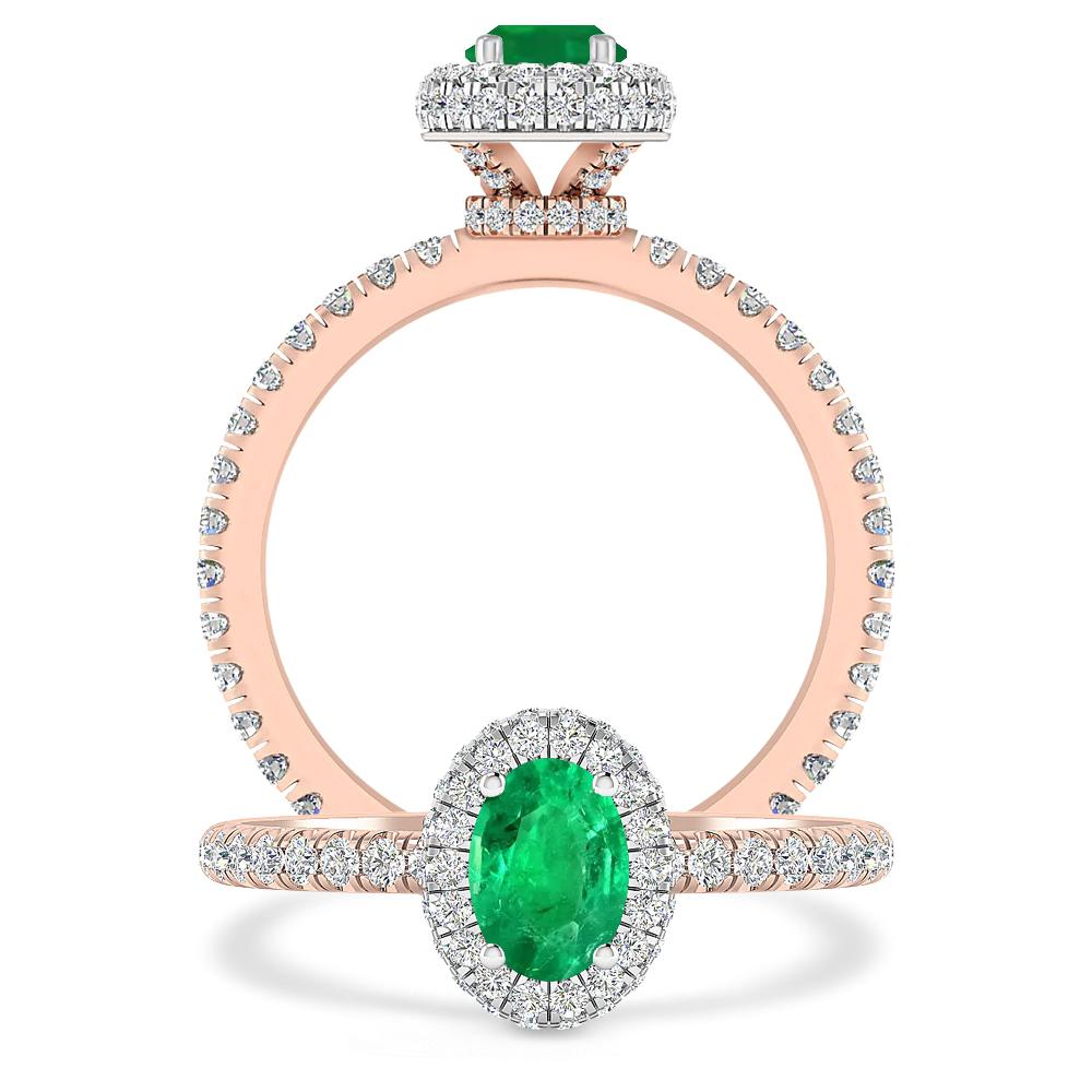 Rose Gold - Emerald