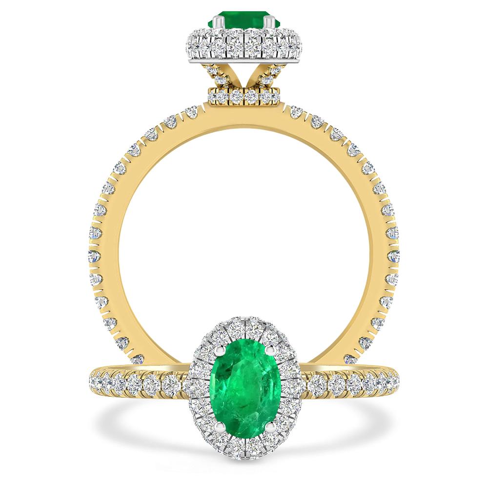 Yellow Gold - Emerald