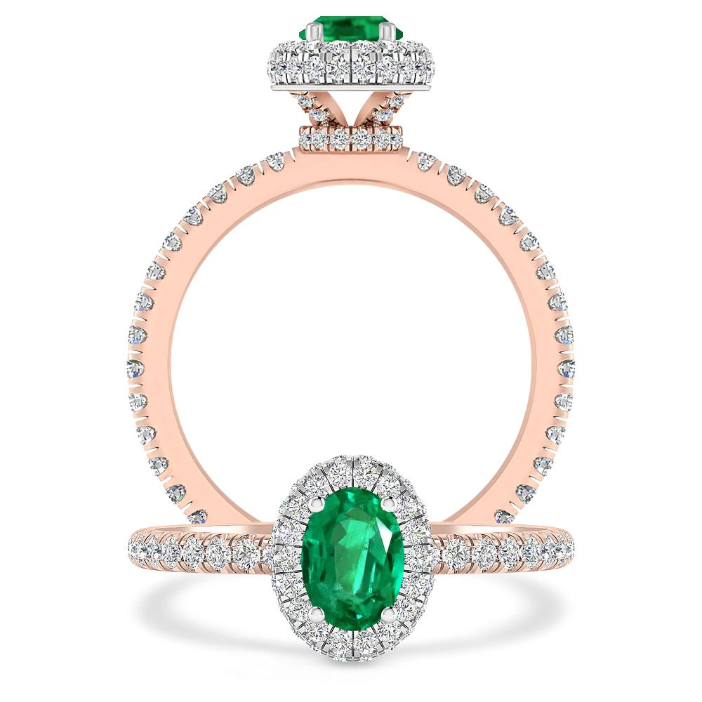Rose Gold - Emerald