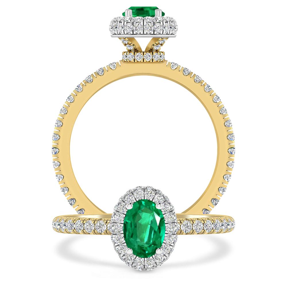 Yellow Gold - Emerald