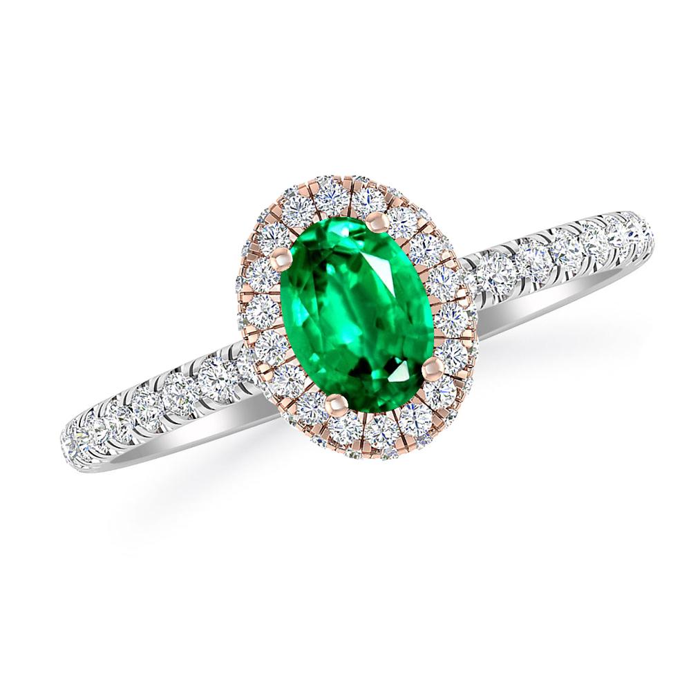 White Gold - Emerald