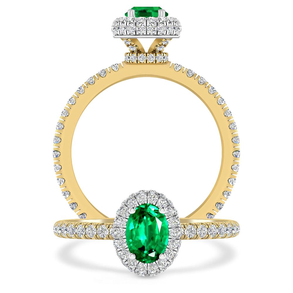 Yellow Gold - Emerald