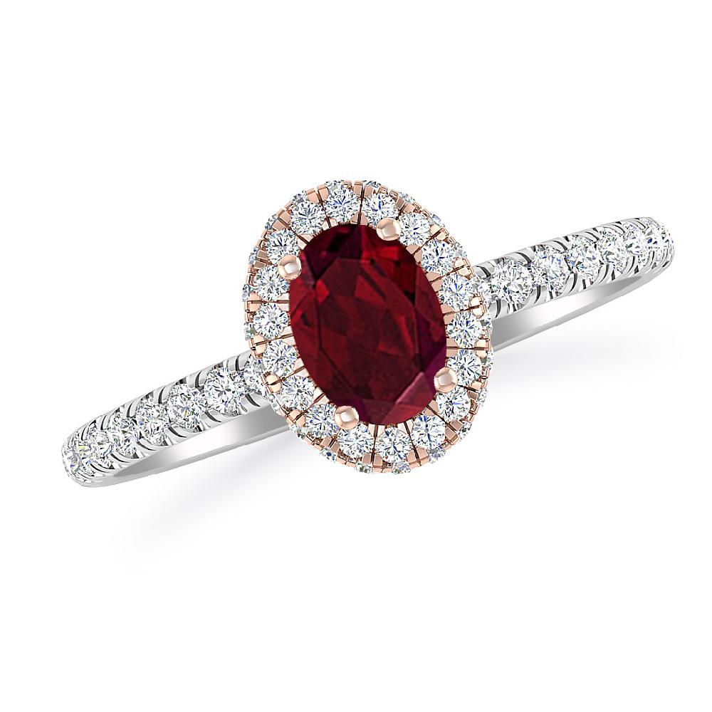 White Gold - Garnet