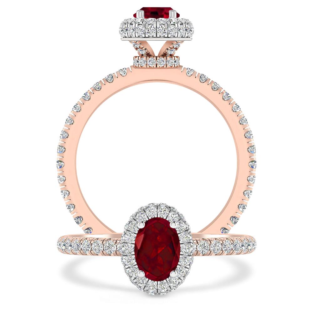 Rose Gold - Garnet