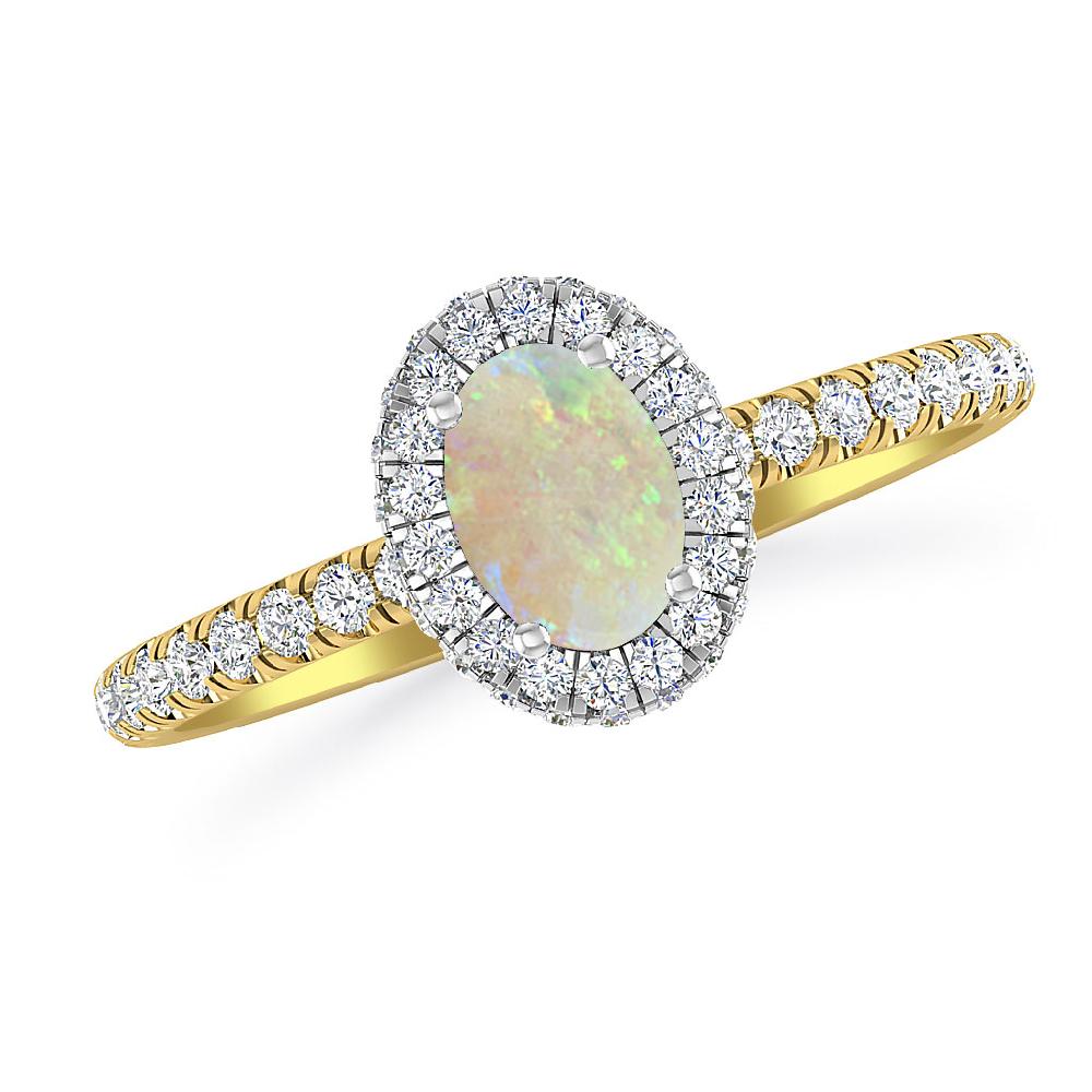 Yellow Gold - Opal