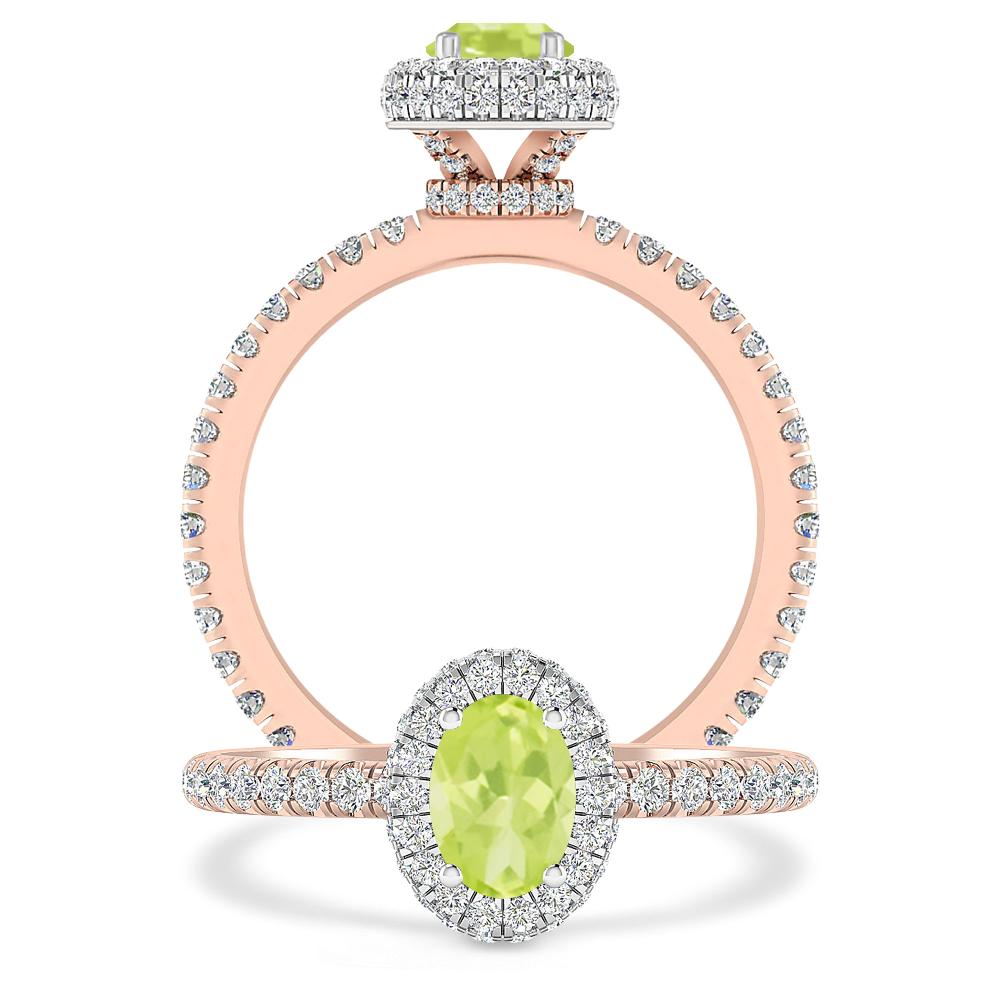 Rose Gold - Peridot